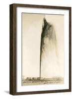 Oil Gusher-null-Framed Art Print