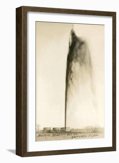 Oil Gusher-null-Framed Art Print