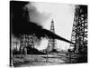 Oil Gushing from Spindletop Hill in Beaumont, Texas-null-Stretched Canvas