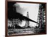 Oil Gushing from Spindletop Hill in Beaumont, Texas-null-Framed Photographic Print