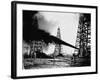 Oil Gushing from Spindletop Hill in Beaumont, Texas-null-Framed Photographic Print