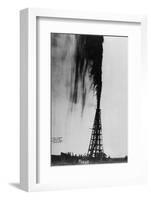 Oil Gushing Over-null-Framed Photographic Print