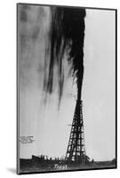 Oil Gushing Over-null-Mounted Photographic Print