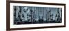 Oil Industrial Panoramic, Surreal Full Moon Hovering Above-lagardie-Framed Photographic Print