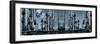 Oil Industrial Panoramic, Surreal Full Moon Hovering Above-lagardie-Framed Photographic Print