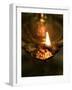 Oil Lamp in Hindu Temple, Paris, France, Europe-Godong-Framed Photographic Print
