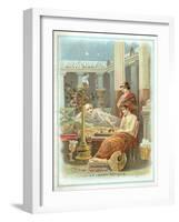 Oil Lamps in Ancient Times-null-Framed Giclee Print