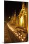 Oil Lamps, Shwedagon Pagoda, Yangon (Rangoon), Myanmar (Burma), Asia-Colin Brynn-Mounted Premium Photographic Print