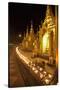 Oil Lamps, Shwedagon Pagoda, Yangon (Rangoon), Myanmar (Burma), Asia-Colin Brynn-Stretched Canvas