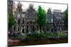 Oil Paint Effected Amsterdam Houses-trentemoller-Mounted Art Print