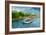 Oil Paint Paris Seine Boat-trentemoller-Framed Art Print