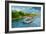 Oil Paint Paris Seine Boat-trentemoller-Framed Art Print