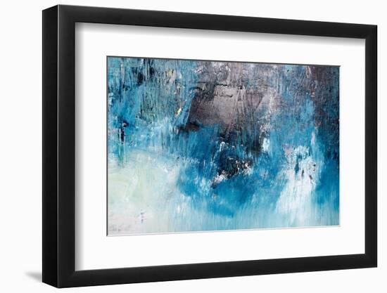 Oil Painting Abstract Texture Background-malija-Framed Photographic Print