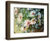 Oil Painting Flowers-fredleonero-Framed Art Print