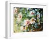 Oil Painting Flowers-fredleonero-Framed Art Print