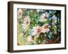 Oil Painting Flowers-fredleonero-Framed Art Print