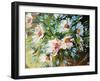 Oil Painting Flowers-fredleonero-Framed Art Print