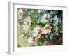 Oil Painting Flowers-fredleonero-Framed Art Print