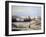 Oil Painting, Landscape of Winter Village-Yarikart-Framed Art Print