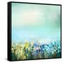 Oil Painting of Flowers Plant. Dandelion Flower in Fields.-Nongkran_ch-Framed Stretched Canvas