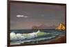 Oil Painting On Canvas , Background Of Sea Sunset-Lilun-Framed Art Print