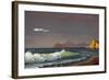 Oil Painting On Canvas , Background Of Sea Sunset-Lilun-Framed Art Print