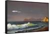 Oil Painting On Canvas , Background Of Sea Sunset-Lilun-Framed Stretched Canvas