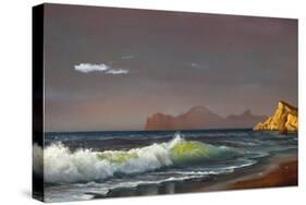 Oil Painting On Canvas , Background Of Sea Sunset-Lilun-Stretched Canvas