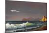 Oil Painting On Canvas , Background Of Sea Sunset-Lilun-Mounted Premium Giclee Print
