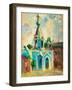 Oil Painting on Canvas. Old Church.-soleg_1974-Framed Art Print