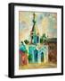 Oil Painting on Canvas. Old Church.-soleg_1974-Framed Art Print