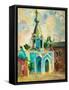 Oil Painting on Canvas. Old Church.-soleg_1974-Framed Stretched Canvas