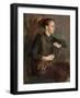 Oil Painting, Portrait-Vadim Cherenko-Framed Photographic Print