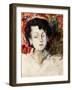 Oil Painting, Portrait-Vadim Cherenko-Framed Photographic Print