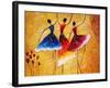 Oil Painting - Spanish Dance-CYC-Framed Art Print