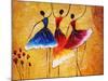 Oil Painting - Spanish Dance-CYC-Mounted Art Print