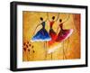 Oil Painting - Spanish Dance-CYC-Framed Art Print