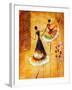 Oil Painting - Spanish Dance-CYC-Framed Art Print