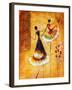 Oil Painting - Spanish Dance-CYC-Framed Art Print