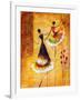 Oil Painting - Spanish Dance-CYC-Framed Art Print