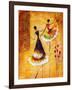 Oil Painting - Spanish Dance-CYC-Framed Art Print