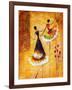 Oil Painting - Spanish Dance-CYC-Framed Art Print