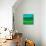 Oil Painting Texture. Green And Blue-landio-Art Print displayed on a wall