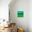 Oil Painting Texture. Green And Blue-landio-Art Print displayed on a wall