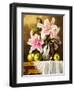 Oil Painting with Flowers Roses, Still Life Painting-Lilun-Framed Art Print