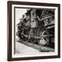 Oil Powered Southern Pacific Locomotive Wheels-null-Framed Photographic Print