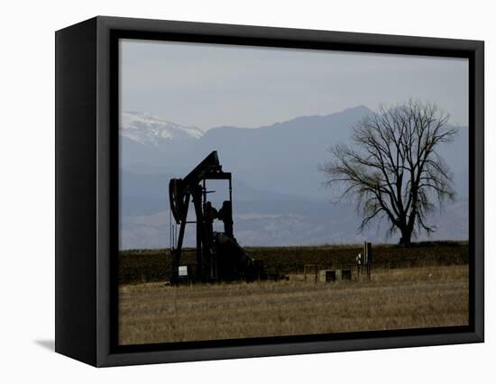 Oil Prices-Ed Andreiski-Framed Stretched Canvas