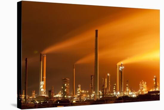 Oil Refinery at Curacao-Paul Souders-Stretched Canvas