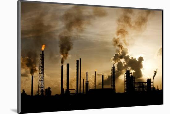 Oil Refinery at Curacao-Paul Souders-Mounted Photographic Print