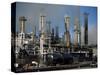 Oil Refinery at Laurel, Near Billings, Montana, USA-Robert Francis-Stretched Canvas